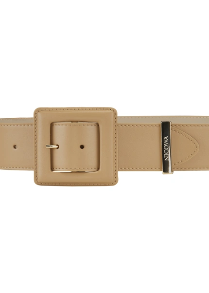 Nicowa Medium-width leather belt DOLCEWA in CAMELarticle number NC7A21102022E-101 Letzte 3 Tage