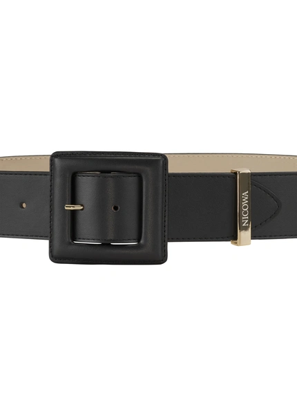 Nicowa Medium-width leather belt DOLCEWA in BLACKarticle number NC7A21102019E-002 JETZT KAUFEN