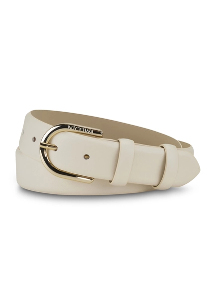 Nicowa Classic leather belt - COLANI in CREAMarticle number NC7A21101012E-072 Zeitbegrenzte Promotion