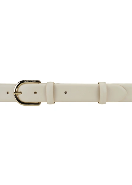Nicowa Classic leather belt - COLANI in CREAMarticle number NC7A21101012E-072 Zeitbegrenzte Promotion