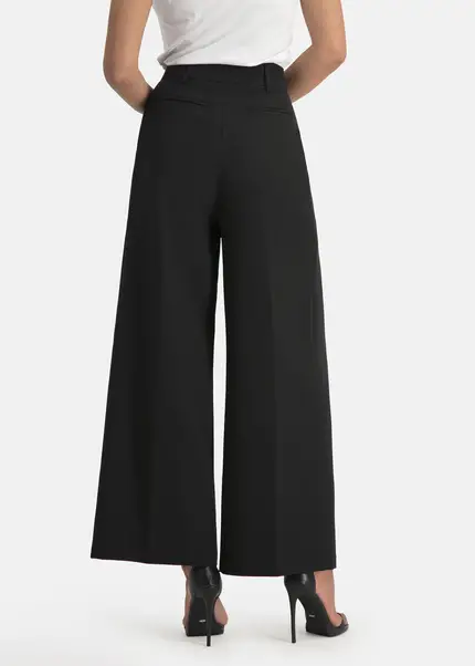 Nicowa Plain pleated trousers - RONICA in BLACKarticle number NC7A12038019E-002 Super Rabatt