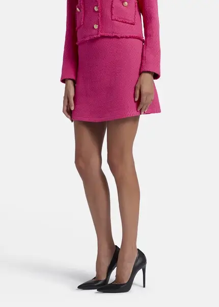 Nicowa Simple bouclé mini skirt- LANITO in PINKarticle number NC7A32015044E-139 Kostenloser Versand international