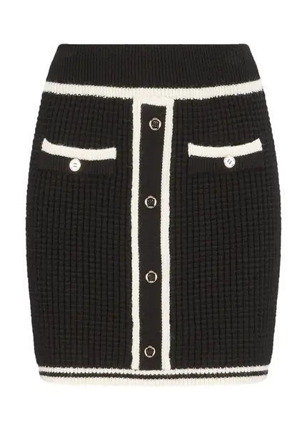 Nicowa Mini knit skirt - ANELIWO in BLACKarticle number NC8A22103019E-002 Speichern exportieren