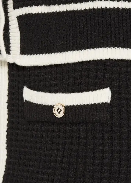 Nicowa Mini knit skirt - ANELIWO in BLACKarticle number NC8A22103019E-002 Speichern exportieren
