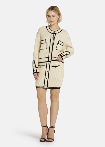 Nicowa Mini knit skirt - ANELIWO in CREAMarticle number NC8A22103012E-072 Im Verkauf