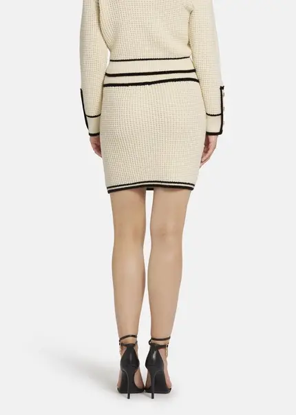 Nicowa Mini knit skirt - ANELIWO in CREAMarticle number NC8A22103012E-072 Im Verkauf