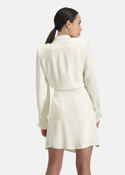 Nicowa Wrap dress with shoulder pads - TIFOWA in WHITEarticle number NC8A12014011E-004 Online