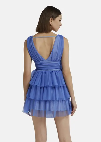 Nicowa Tulle mini dress - STELLOWA in bluearticle number NC9A1400325E-025 Hotsell
