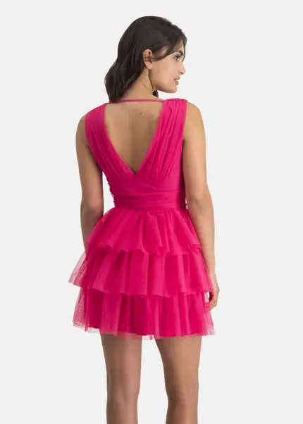 Nicowa Tulle mini dress - STELLOWA in PINKarticle number NC7A12030044E-139 Schlussverkauf