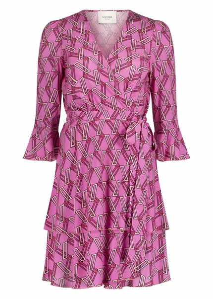 Nicowa Extravagant wrap dress - PINOWA in PINKarticle number NC7A12022044E-139 Flash Sale