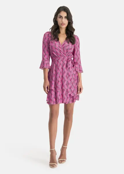 Nicowa Extravagant wrap dress - PINOWA in PINKarticle number NC7A12022044E-139 Flash Sale