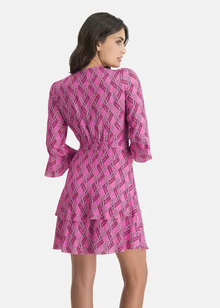 Nicowa Extravagant wrap dress - PINOWA in PINKarticle number NC7A12022044E-139 Flash Sale