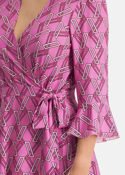 Nicowa Extravagant wrap dress - PINOWA in PINKarticle number NC7A12022044E-139 Flash Sale