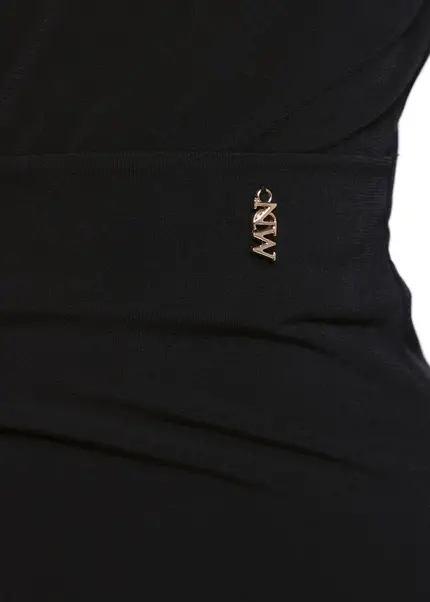 Nicowa Draped mini dress - MICIMA in BLACKarticle number NC8A22007019E-002 Online Shopping