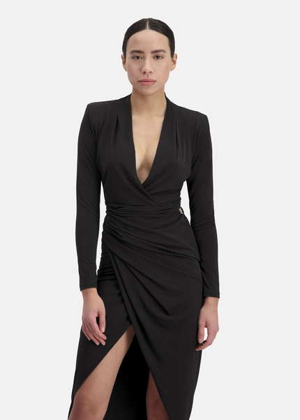 Nicowa Draped midi dress - MICIMA in BLACKarticle number NC8A12002019E-002 Exklusivangebot