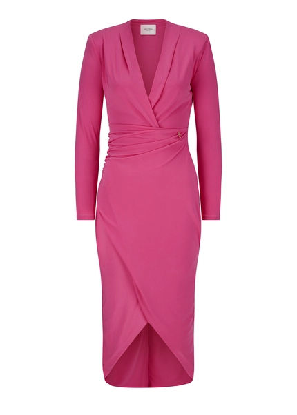 Nicowa Draped midi dress - MICIMA in pinkarticle number NC8A22004044E-139 Preisnachlass