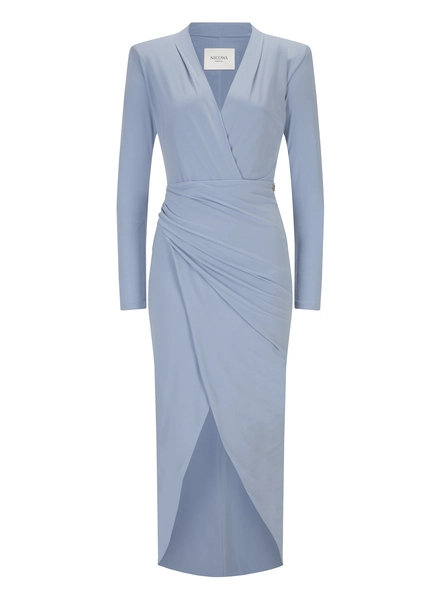 Nicowa Draped midi dress - MICIMA in LIGHTBLUEarticle number NC8A12003025E-019 Black Friday