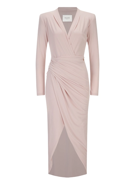 Nicowa Draped midi dress - MICIMA in ROSEarticle number NC8A12001024E-006 Cyber Monday