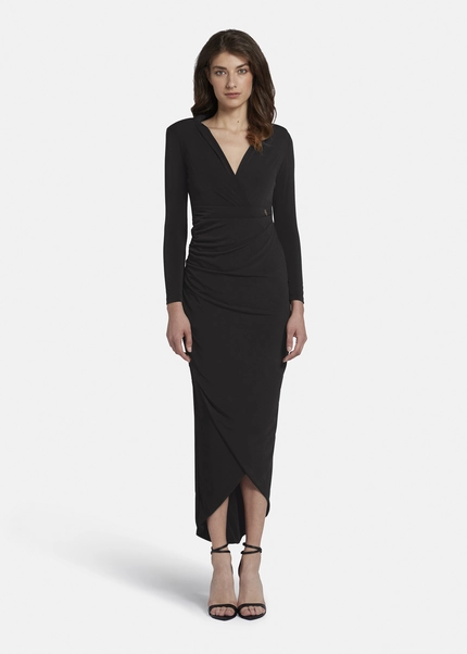 Nicowa Draped maxi dress - MICIMA in BLACKarticle number NC8A22005019E-002 Osterangebot