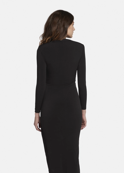 Nicowa Draped maxi dress - MICIMA in BLACKarticle number NC8A22005019E-002 Osterangebot