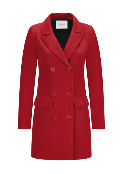 Nicowa Classic blazer dress with gold-coloured buttons - MONIWA in REDarticle number NC6A52011014E-047 Vatertagsangebot