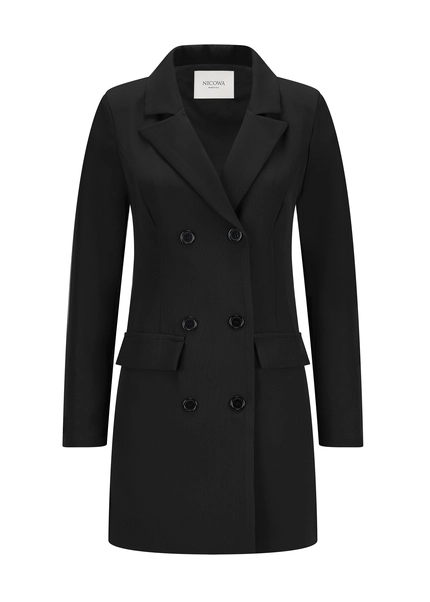 Nicowa Timeless blazer dress with faux pockets - MONIWA in BLACKarticle number NC6A52010019E-002 Valentinstagsangebot