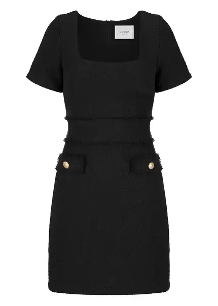 Nicowa Sheath bouclé dress VANTREA in BLACKarticle number NC8A22504019E-002 Heißer Verkauf