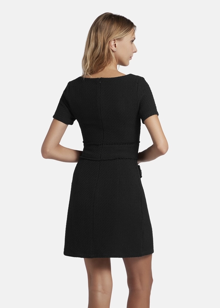 Nicowa Sheath bouclé dress VANTREA in BLACKarticle number NC8A22504019E-002 Heißer Verkauf