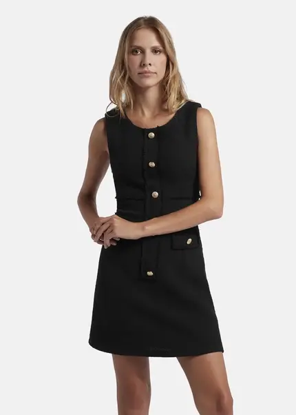 Nicowa Short bouclé dress- CHIMORA in BLACKarticle number NC7A32009019E-002 Top Angebot