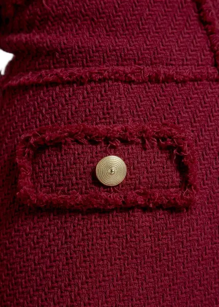 Nicowa Short bouclé dress CHIMORA in dark berryarticle number NC8A22503034E-011 Neueste Mode