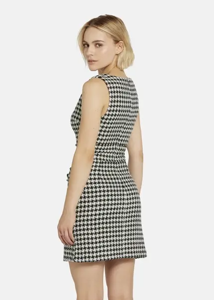 Nicowa Short bouclé dress CHIMORA in BLACK MULTICOLORarticle number NC8A22503019E-002 Online Outlet