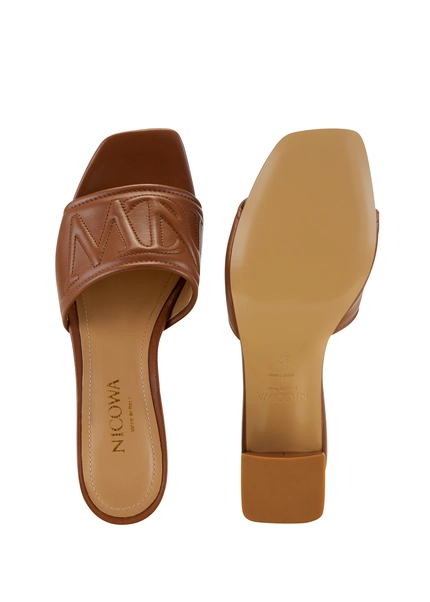 Nicowa Monogram block sandal - CAPULIO NCW in Brownarticle number NC8A11503027E-151 Zeitlich begrenztes Angebot