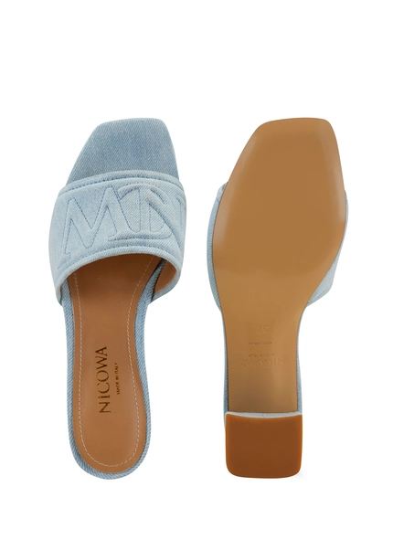 Nicowa Monogram block sandal - CAPULIO NCW in Denimarticle number NC8A11503025E-005 Exklusive Angebote