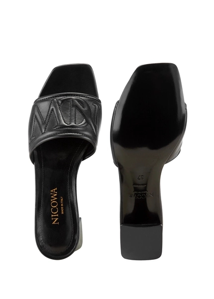 Nicowa Monogram block sandal - CAPULIO NCW in Blackarticle number NC8A11503019E-002 Blitzangebot