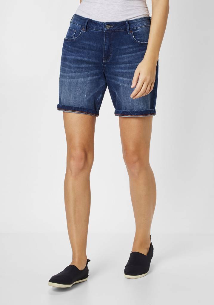 Paddocks SASCHA Bermuda weite Passform - dark blue stone wash Fabrikpreis