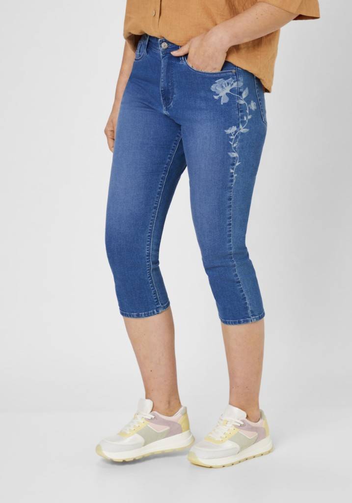 Paddocks PIA LIGHT DENIM schmale Passform - mid blue with using and Laser Osterangebot