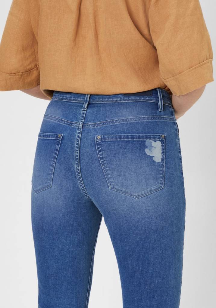 Paddocks PIA LIGHT DENIM schmale Passform - mid blue with using and Laser Osterangebot