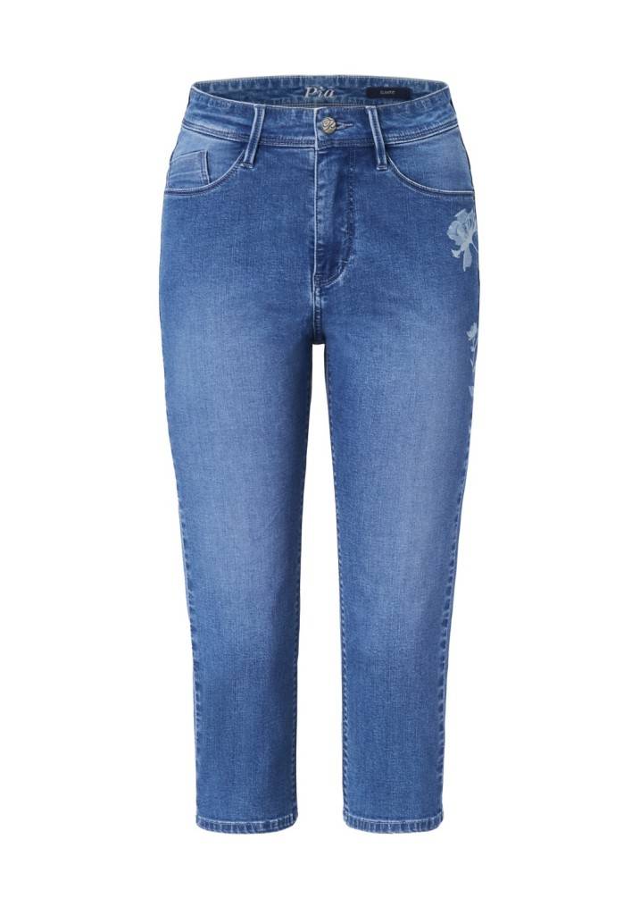 Paddocks PIA LIGHT DENIM schmale Passform - mid blue with using and Laser Osterangebot