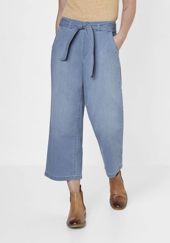 Paddocks Culotte LIGHT DENIM weite Passform - blue bleached used Vatertagsangebot