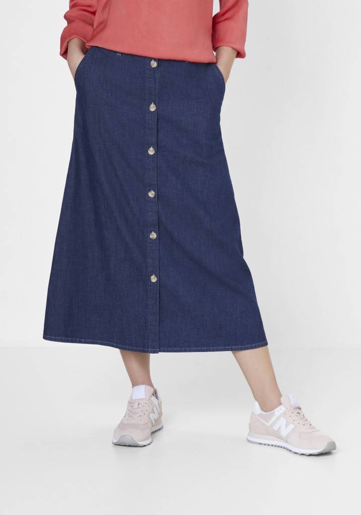 Paddocks Denim Skirt Light Denim normale Passform - dark stone Jubiläumsangebot
