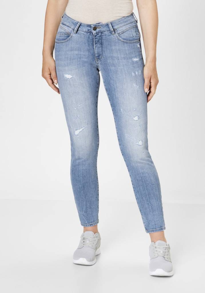 Paddocks LUCY Skinny fit - vintage blue with handwork and 3D pleats Zeitlich begrenztes Angebot