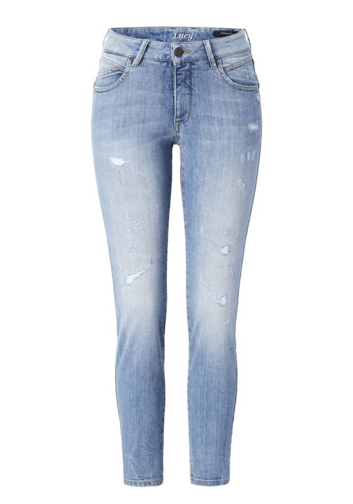 Paddocks LUCY Skinny fit - vintage blue with handwork and 3D pleats Zeitlich begrenztes Angebot