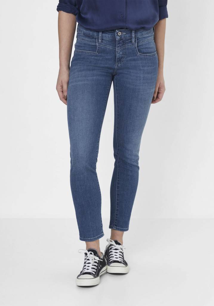 Paddocks LUCY MOTION&COMFORT Skinny fit - mid. blue used moustache Große Rabatte