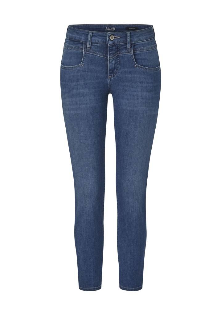 Paddocks LUCY MOTION&COMFORT Skinny fit - mid. blue used moustache Große Rabatte