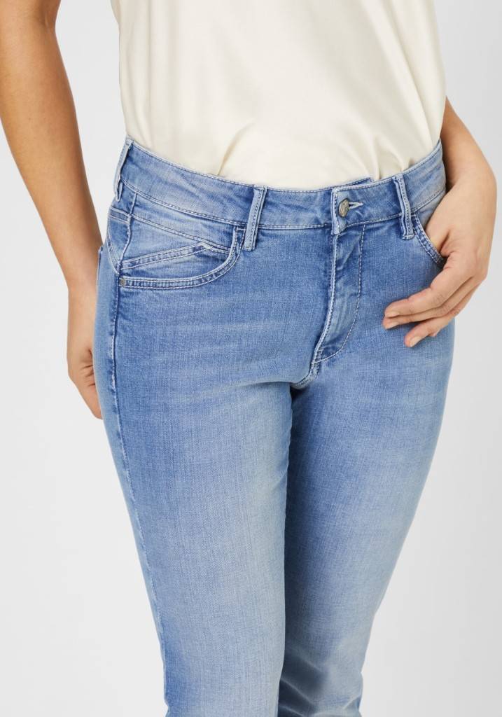 Paddocks LUCY Saddle Stitch MOTION&COMFORT Skinny fit - bleached blue with heavy handwork Bestseller