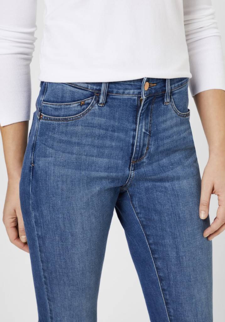 Paddocks PAT LIGHT DENIM schmale Passform - mid blue with using and moustache Riesige Ersparnisse