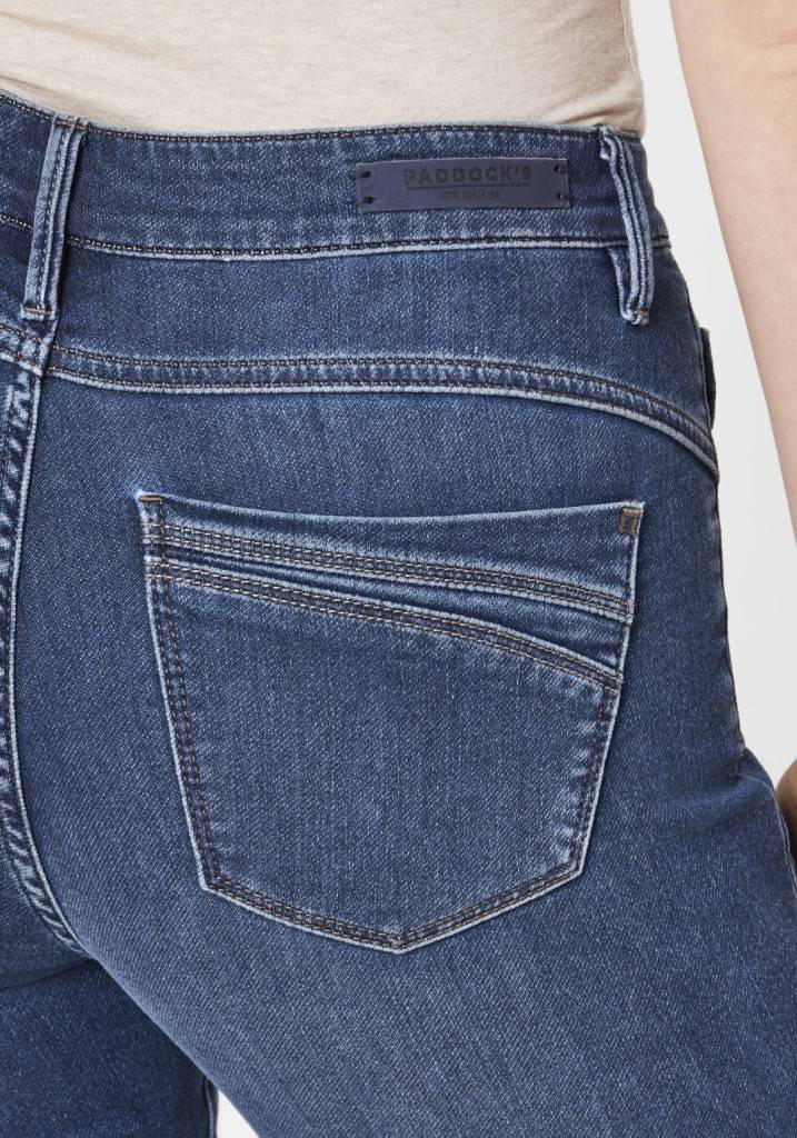Paddocks PAT JOGG DENIM schmale Passform - blue dark stone with handwork Neueste Stile