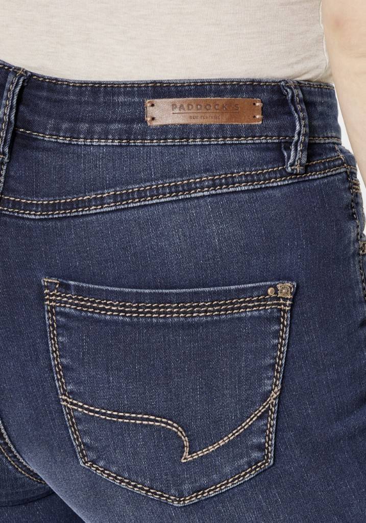 Paddocks PAT Saddle Stitch MOTION&COMFORT schmale Passform - blue black with moustache Letzter Tag