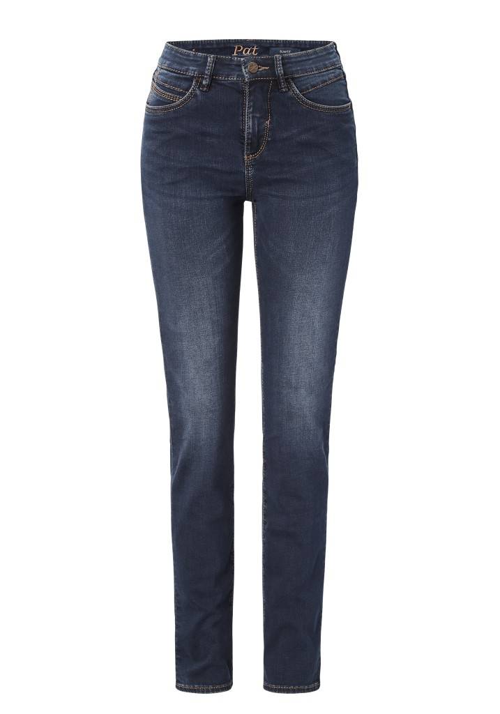 Paddocks PAT Saddle Stitch MOTION&COMFORT schmale Passform - blue black with moustache Letzter Tag
