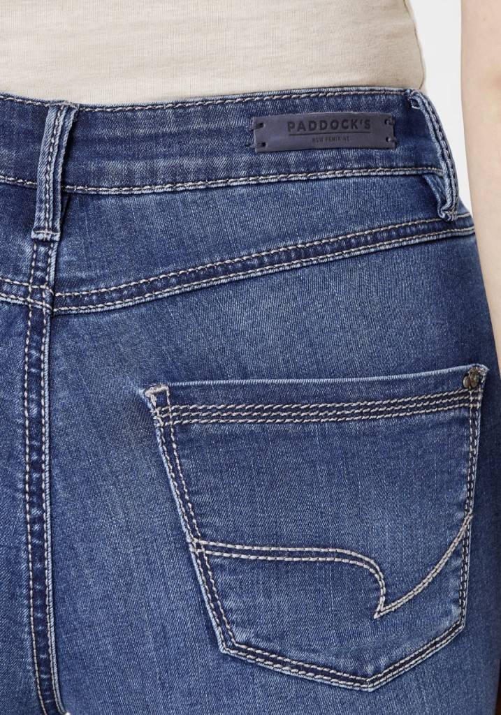 Paddocks PAT Saddle Stitch SOFT DENIM schmale Passform - dark stone with moustache Zeitbegrenzte Promotion